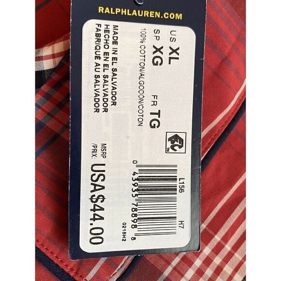 Polo Ralph Lauren 100% Cotton Woven Pajama Shirt - Picture 6 of 7